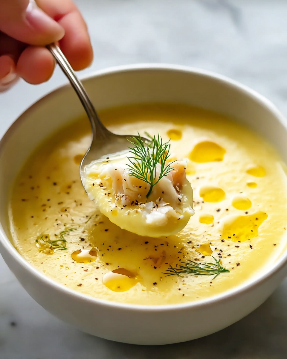 Easy Avgolemono Soup Recipe - Recipe Image