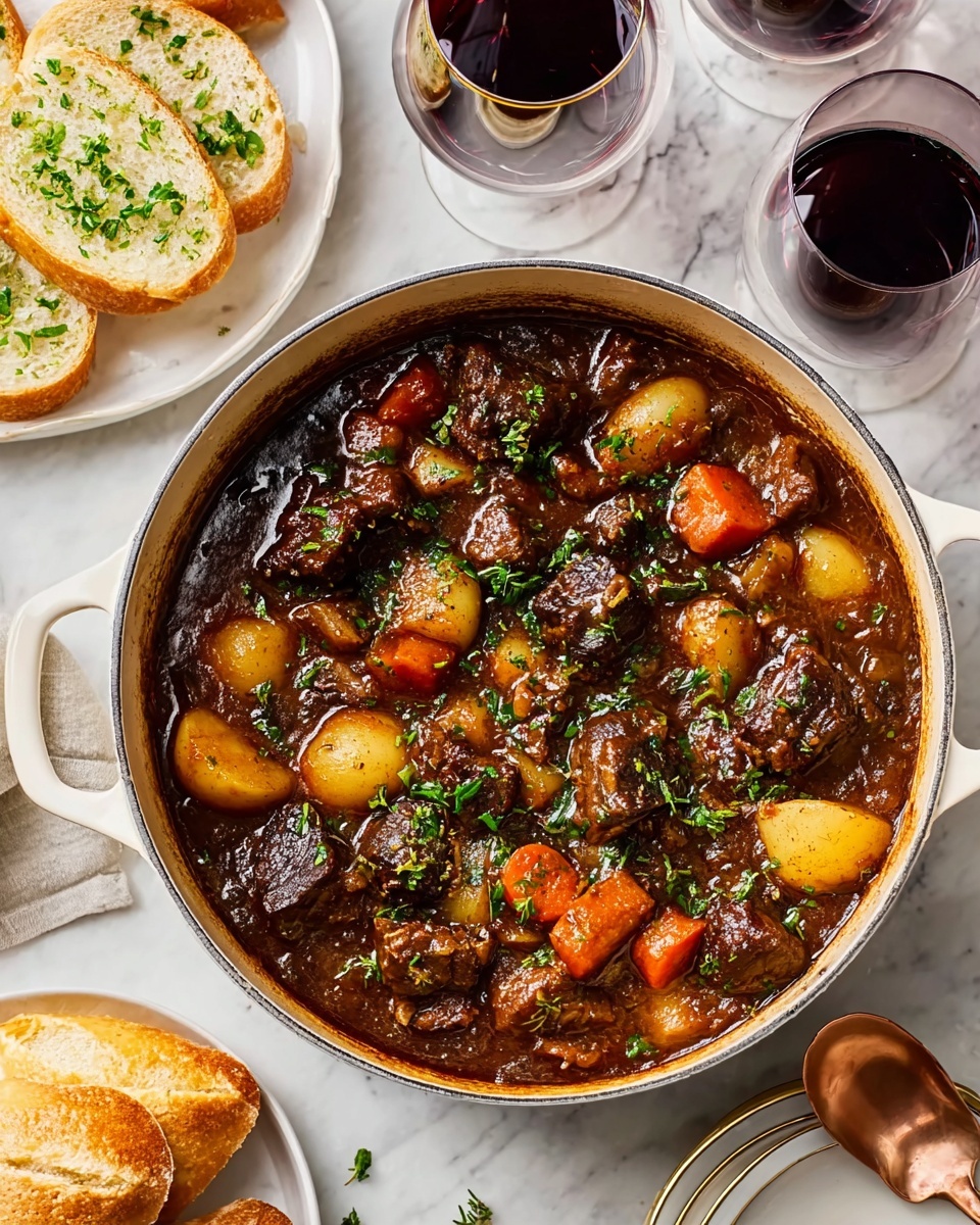 Easy Beef Bourguignon Recipe - Recipe Image