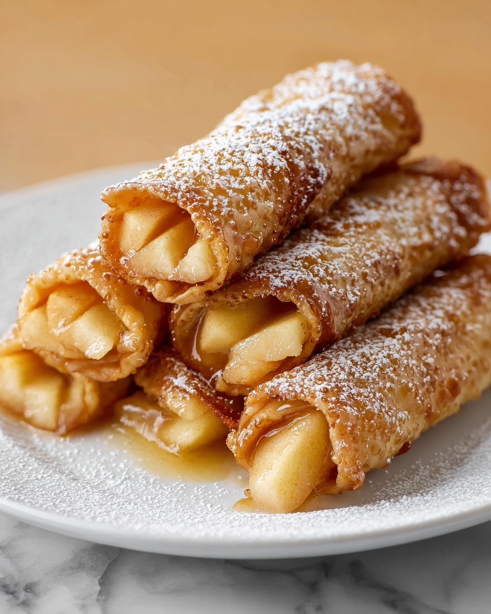 Apple Pie Egg Rolls Recipe - Recipe Image