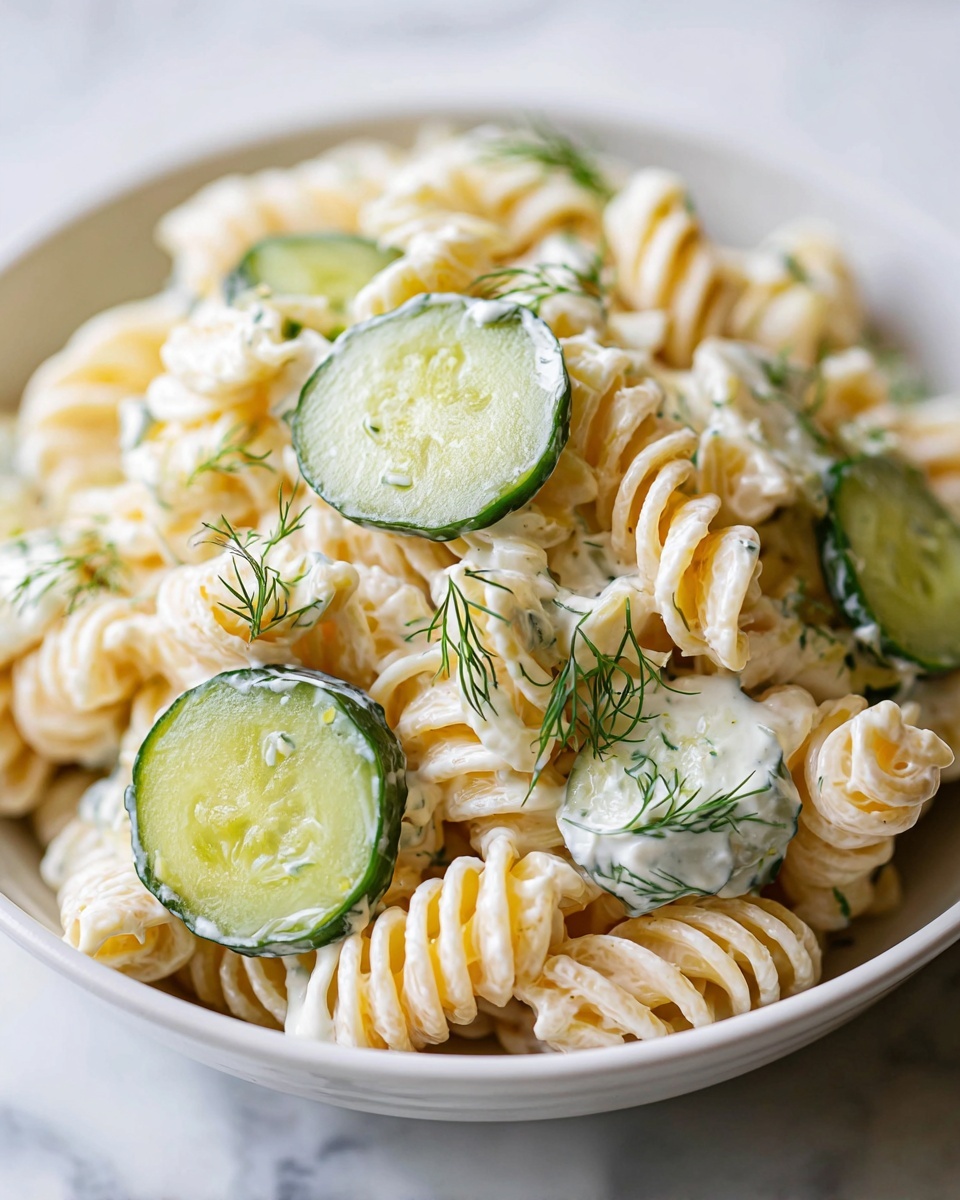 Dill Pickle Pasta Salad Recipe - Recipe Image