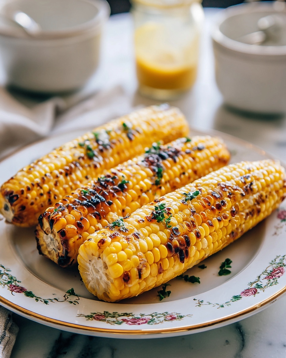 Garlic Herb Corn on the Cob Recipe - Recipe Image