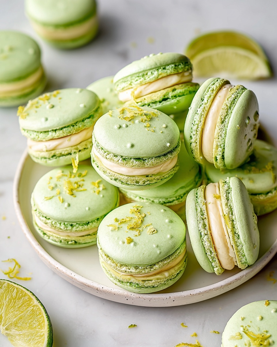 Key Lime Macarons Recipe - Recipe Image