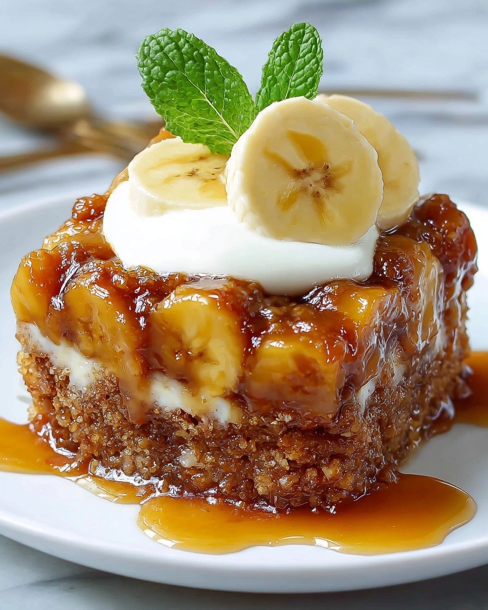 Banana Upside-Down Cake Recipe - Recipe Image