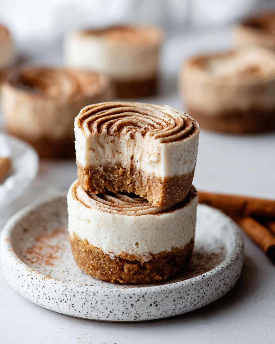Mini Cinnamon Roll Cheesecakes Recipe - Recipe Image