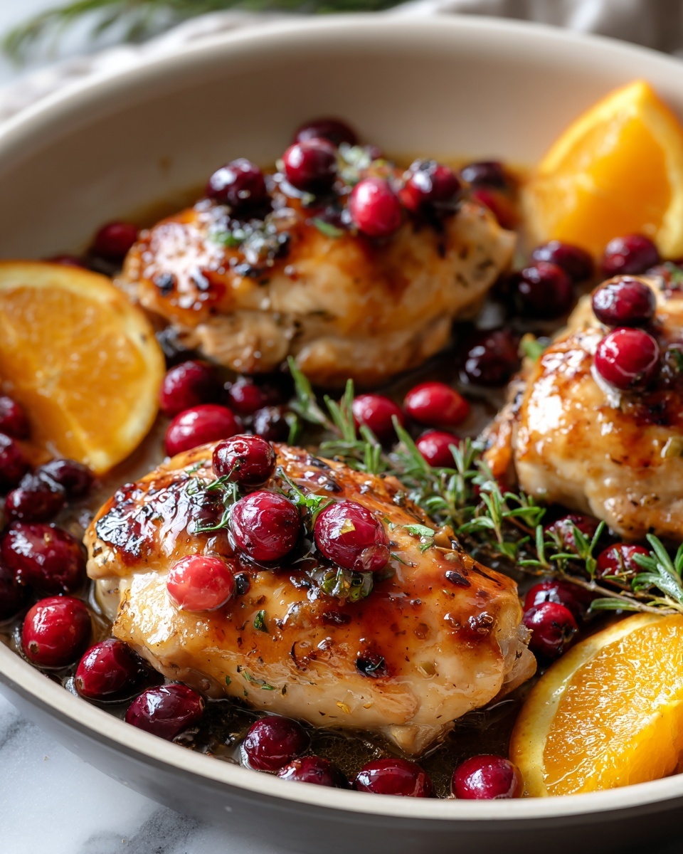 Cranberry Orange Chicken Recipe - Recipe Image