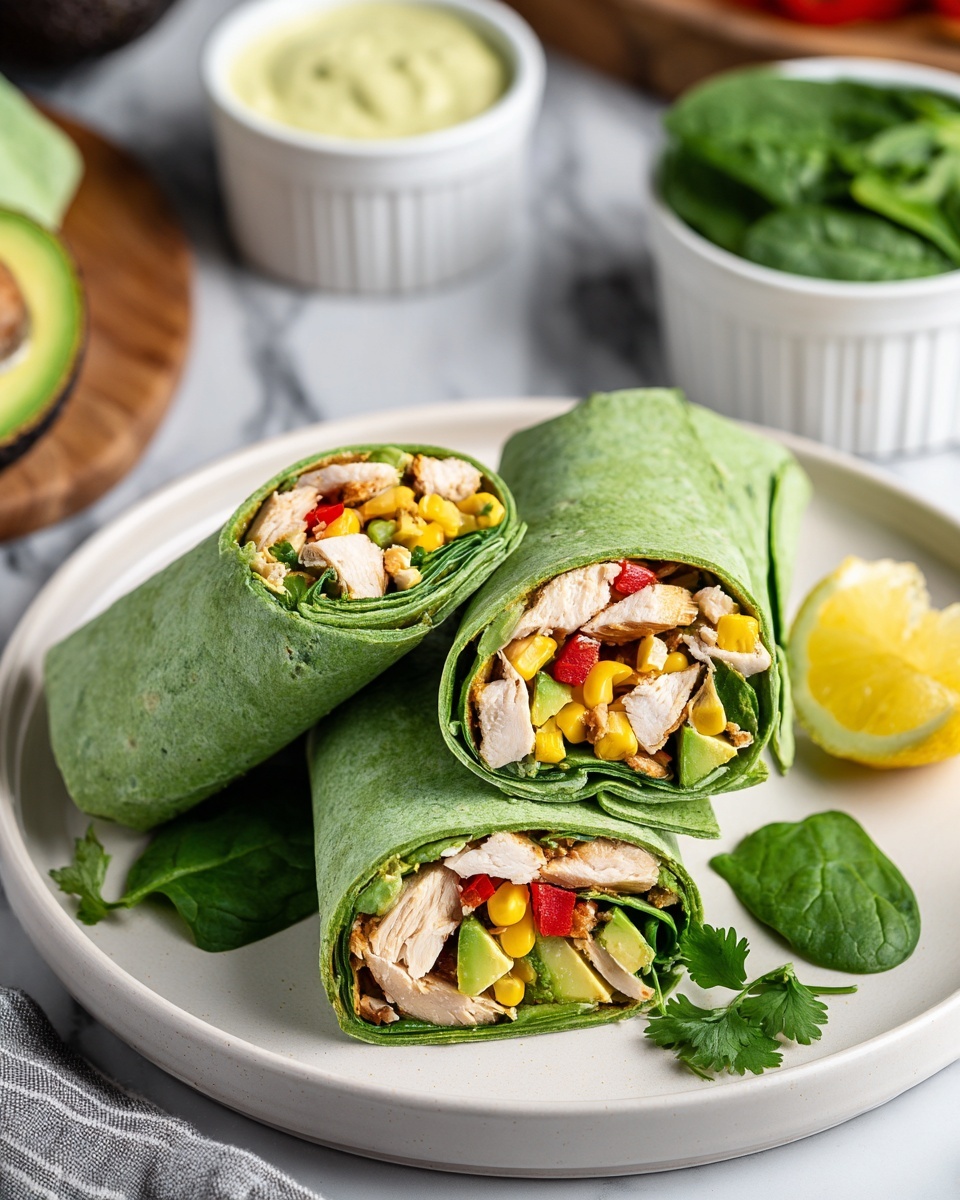 Grilled Chicken Wraps with Avocado Recipe - Recipe Image
