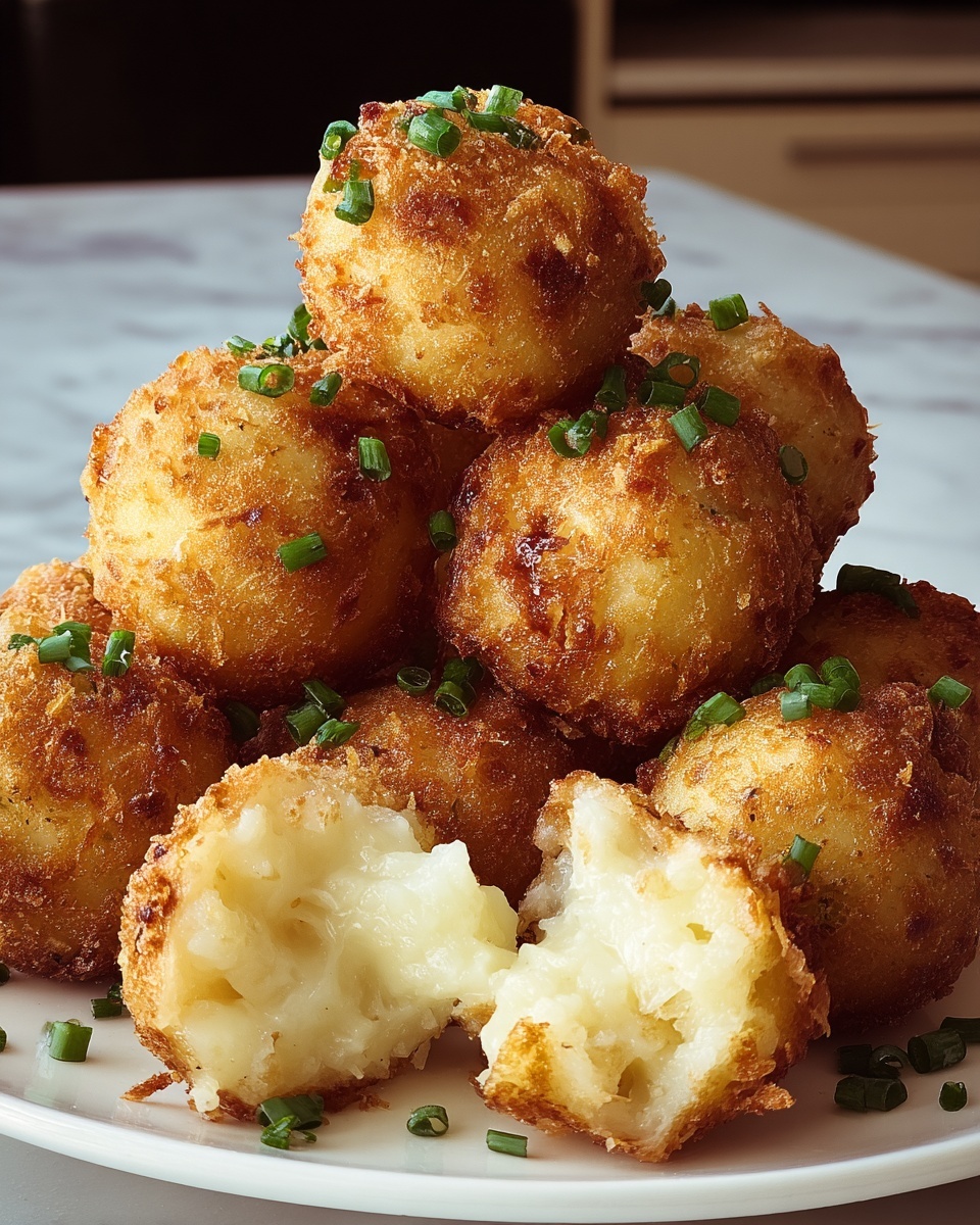 Fried Mashed Potato Balls Recipe - Recipe Image
