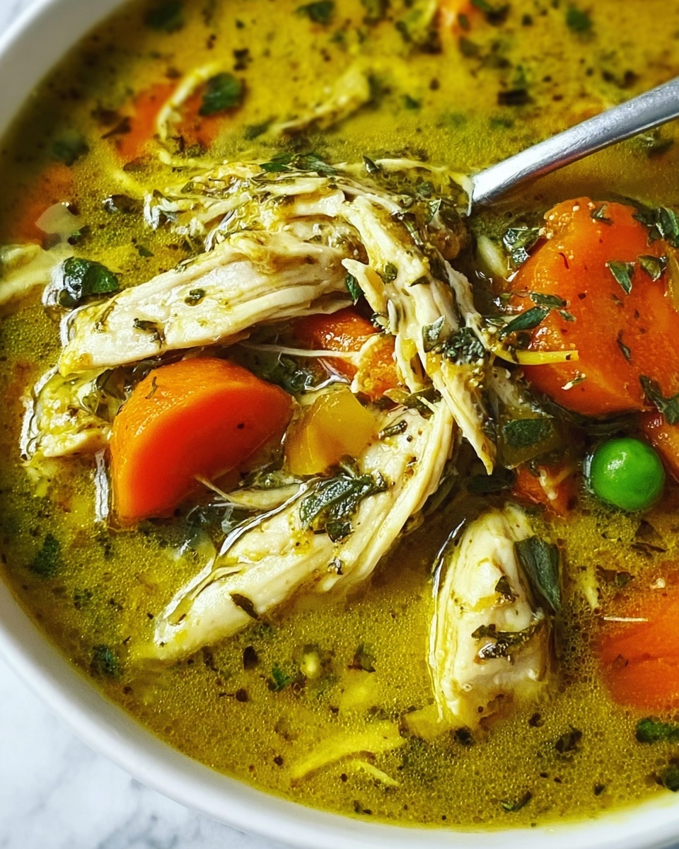 Anti Inflammatory Turmeric Chicken Soup Recipe - Recipe Image
