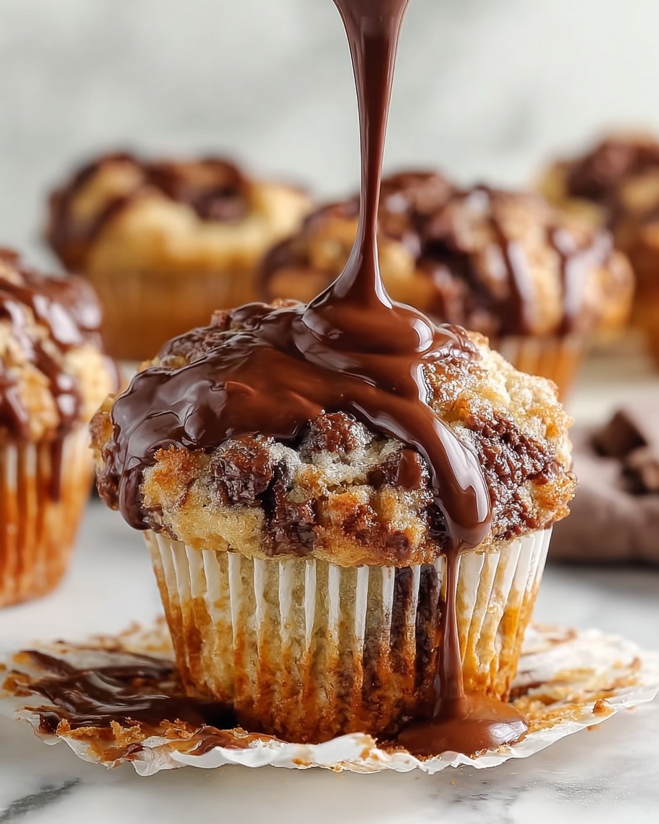 Nutella Banana Muffins Recipe - Recipe Image