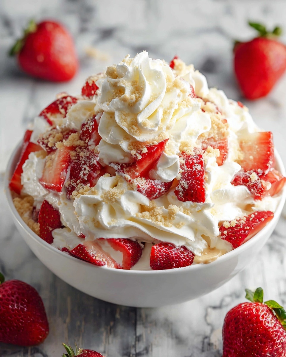 Strawberry Cheesecake Salad Recipe - Recipe Image