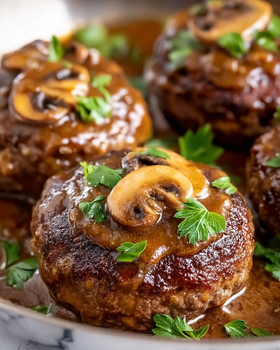 Easy Homemade Salisbury Steak Recipe - Recipe Image