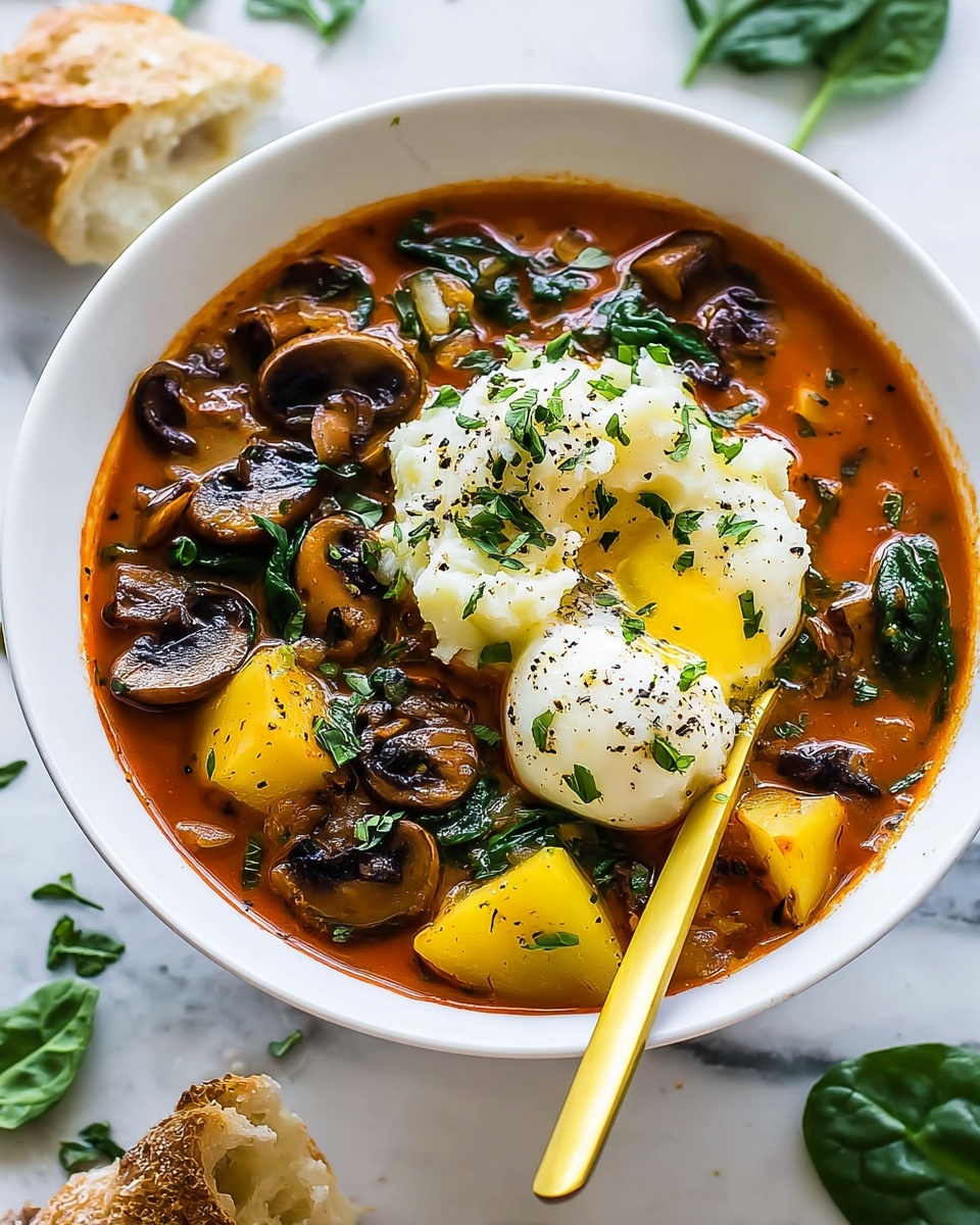 Vegetarian Crockpot Lasagna Soup Recipe - Recipe Image