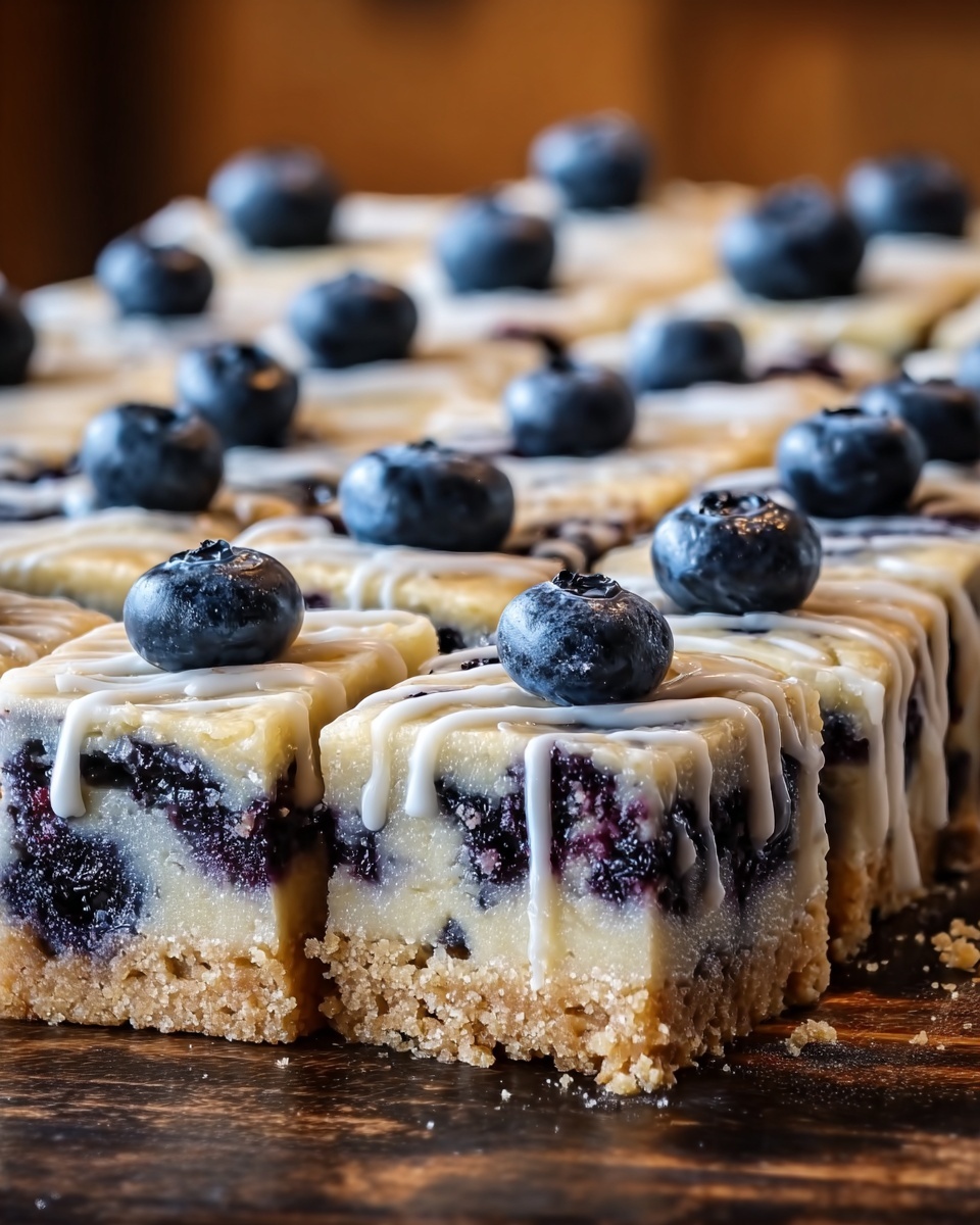 Lemon Blueberry Shortbread Bars Recipe - Recipe Image