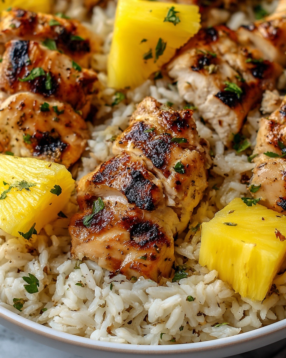 Pineapple Chicken and Rice Recipe - Recipe Image