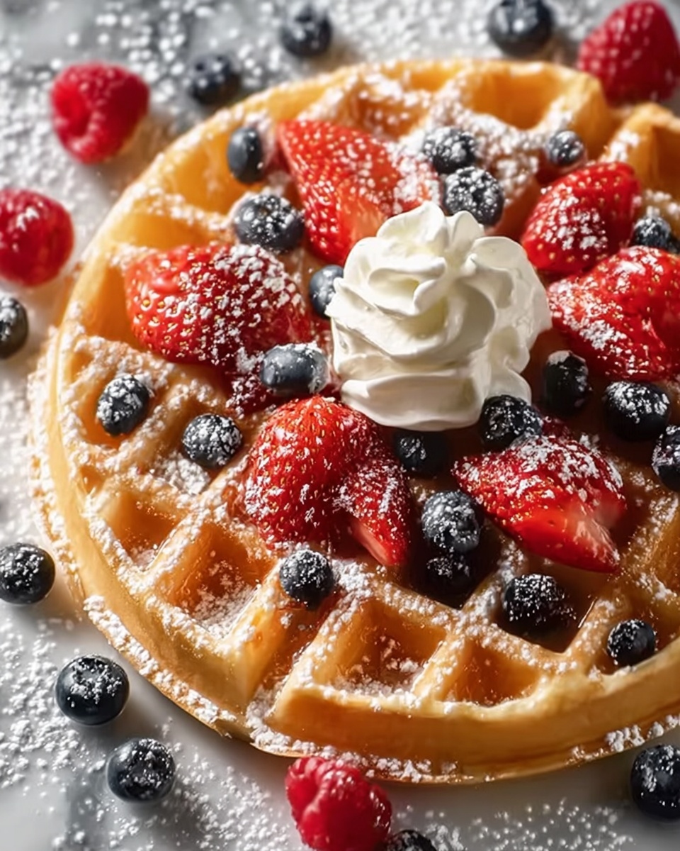 Quick High Protein Waffles Recipe - Recipe Image