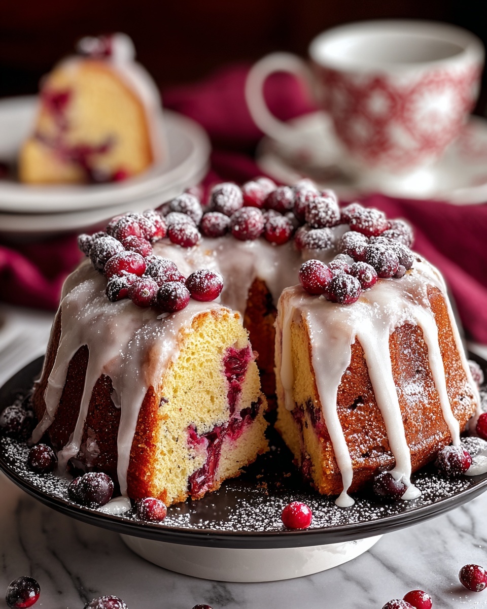 Cranberry Christmas Cake Recipe - Recipe Image