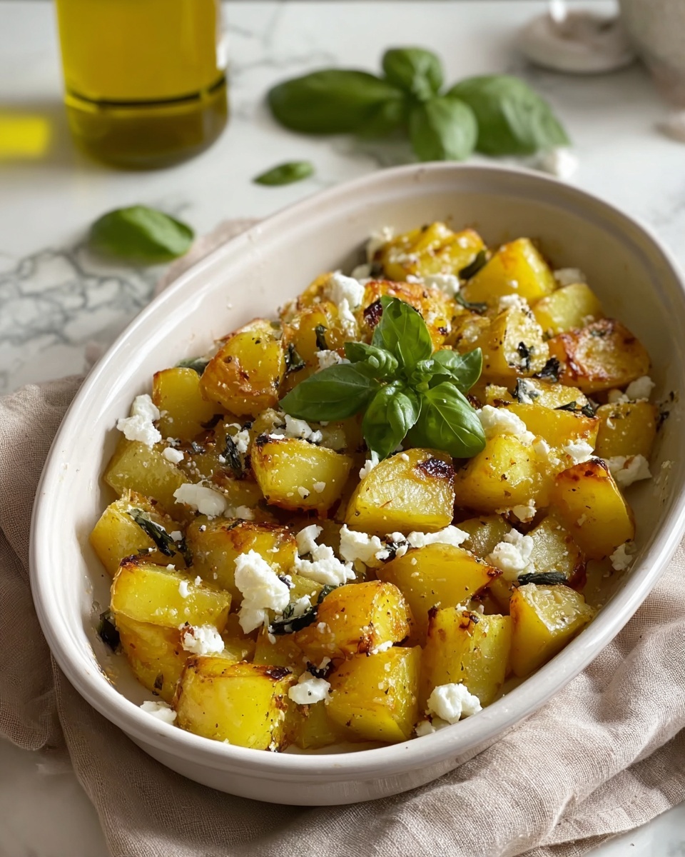 Baked Feta Potatoes Recipe - Recipe Image