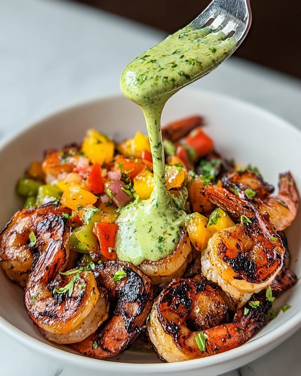 Grilled Shrimp & Avocado Salad Recipe - Recipe Image