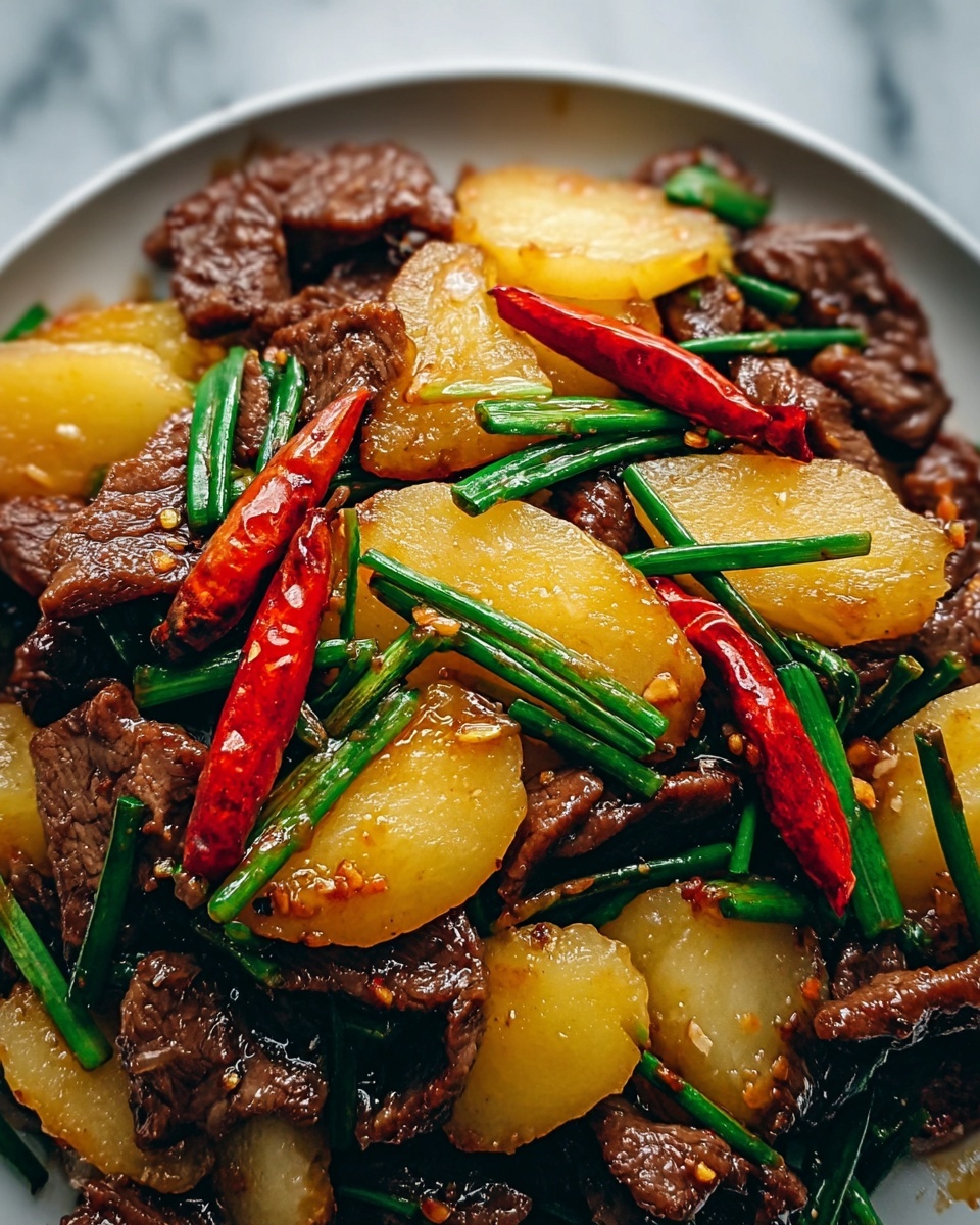 Stir-Fry with Chinese Yam and Beef Recipe - Recipe Image