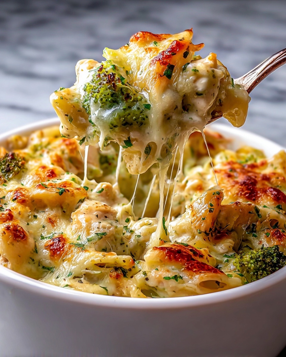 Chicken Broccoli Alfredo Bake Recipe - Recipe Image