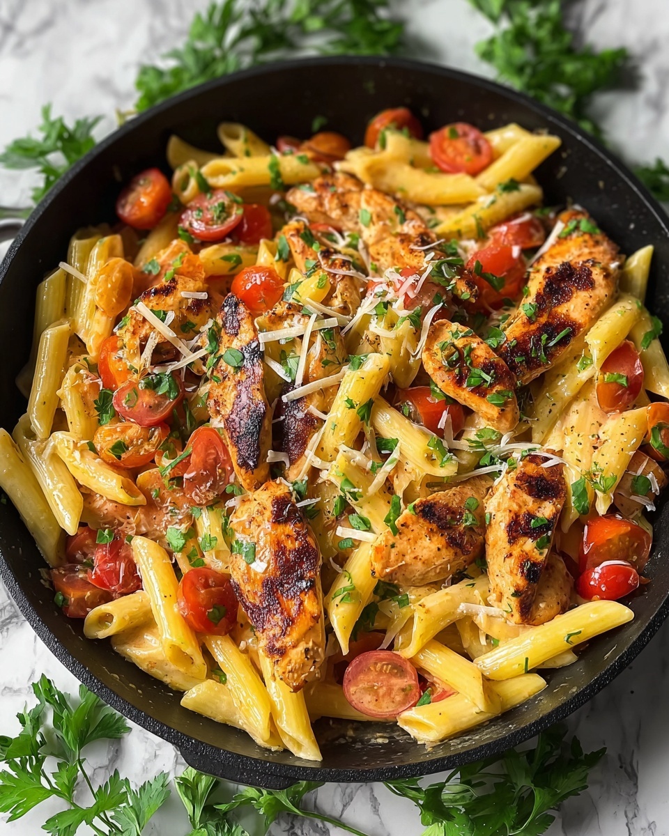 Easy Creamy Cajun Chicken Pasta Recipe - Recipe Image