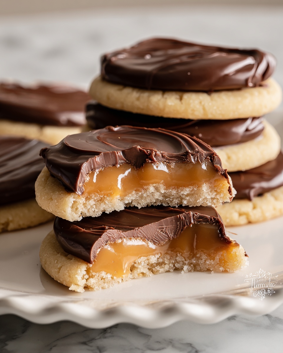 Twix Cookies Recipe - Recipe Image