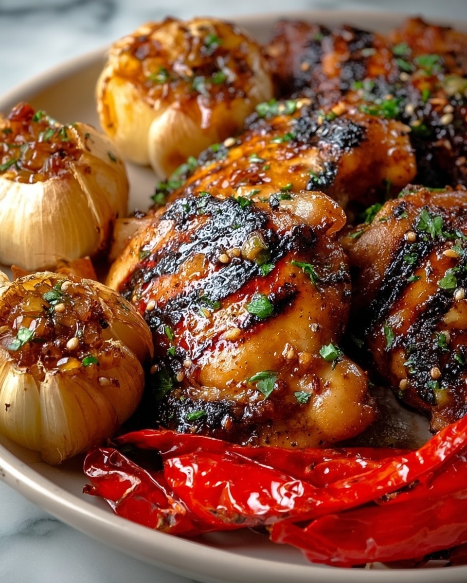 Roasted Garlic Italian Grilled Chicken Recipe - Recipe Image