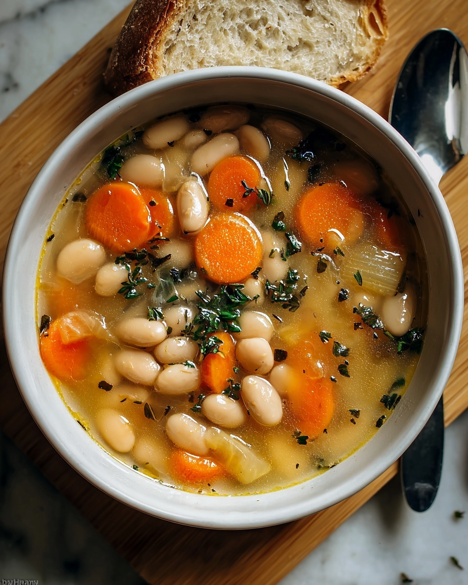 Great Northern Bean Soup with Carrots Recipe - Recipe Image