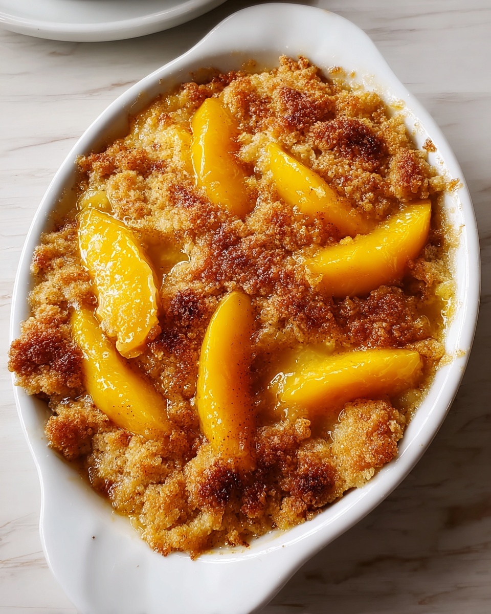 Southern Peach Cobbler Recipe - Recipe Image