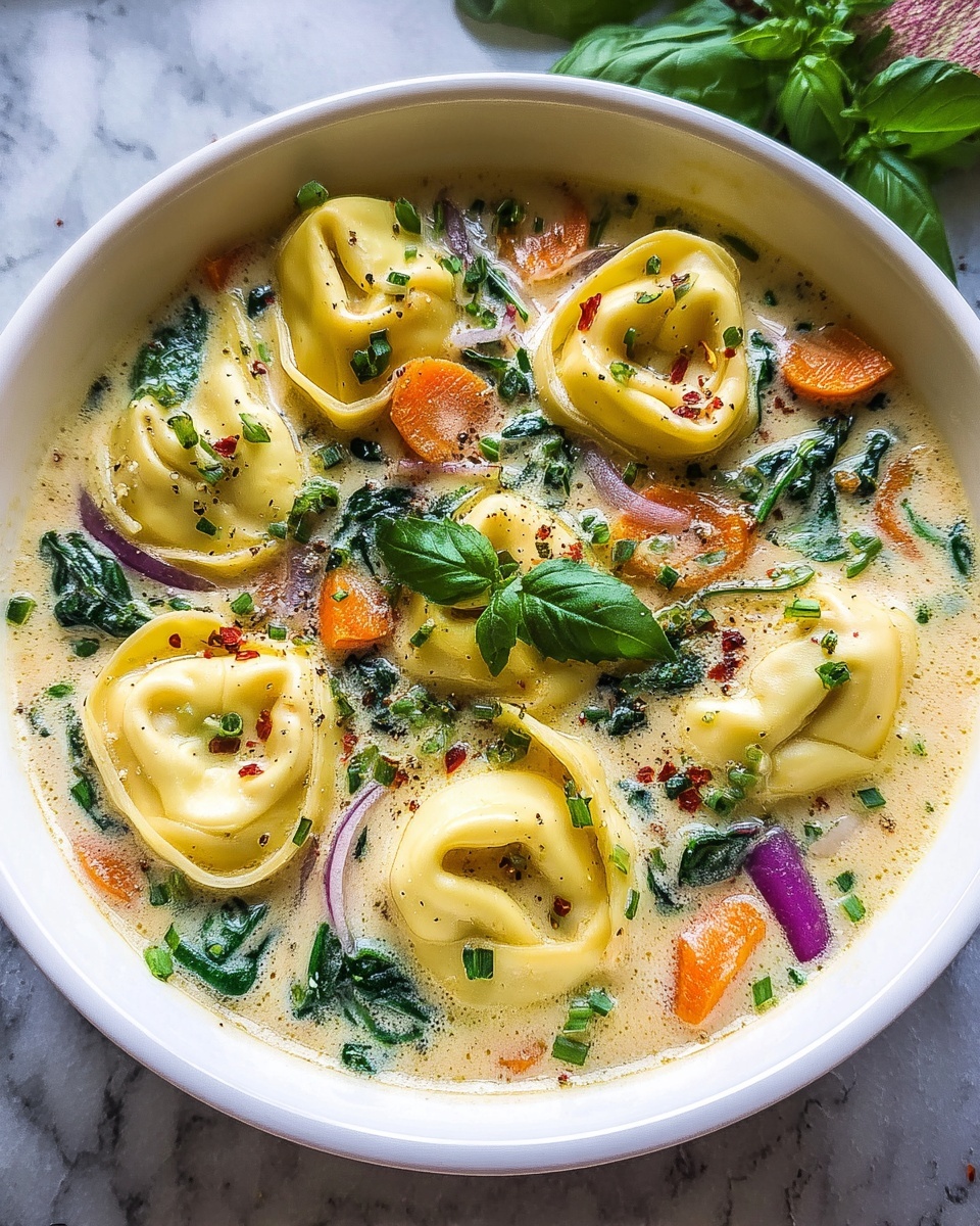 Creamy Tortellini Soup Recipe - Recipe Image