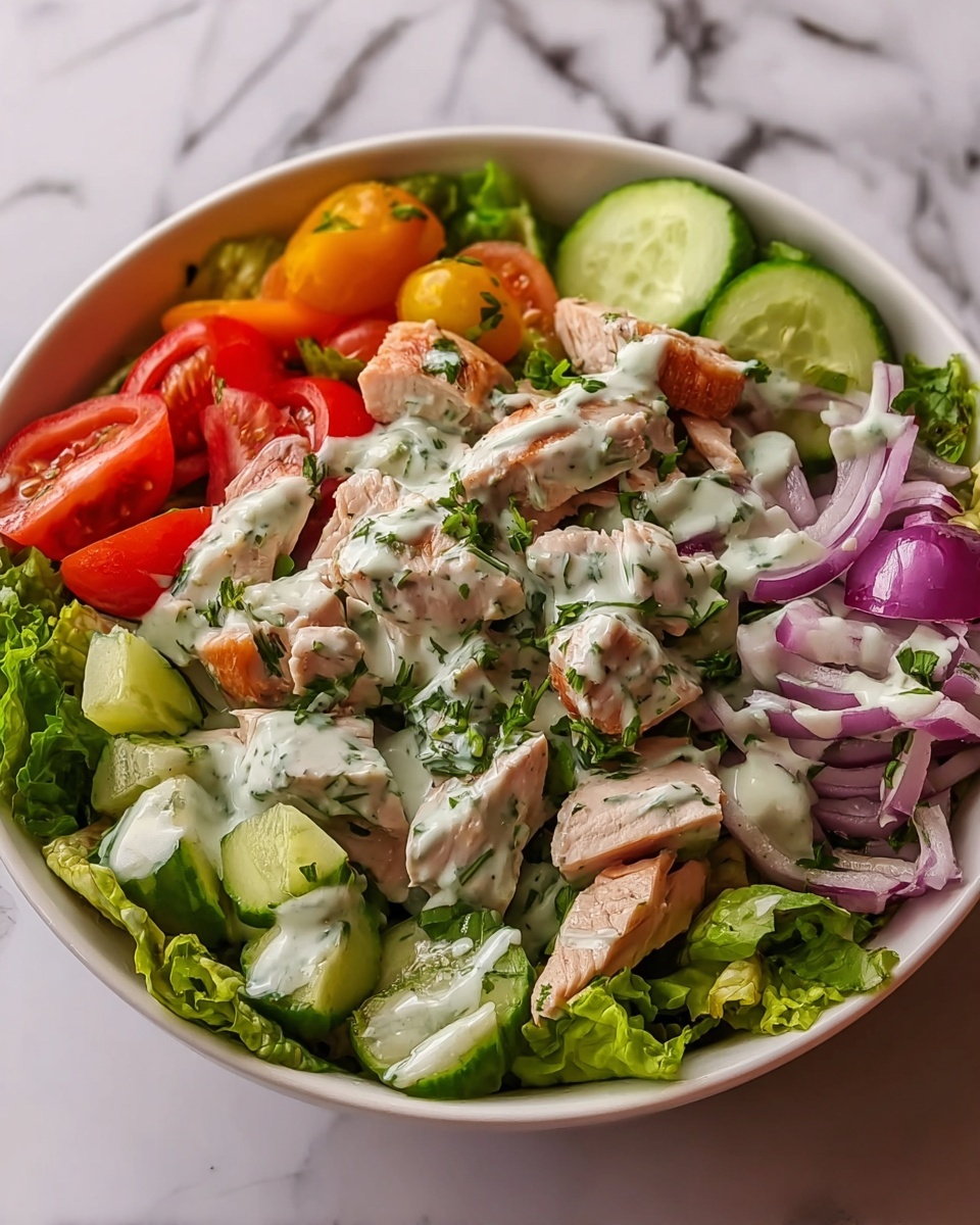 Tzatziki Chicken Salad Recipe - Recipe Image