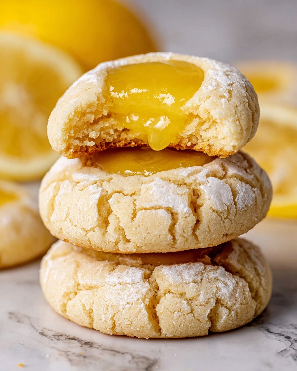Lemon Curd Cookies Recipe - Recipe Image