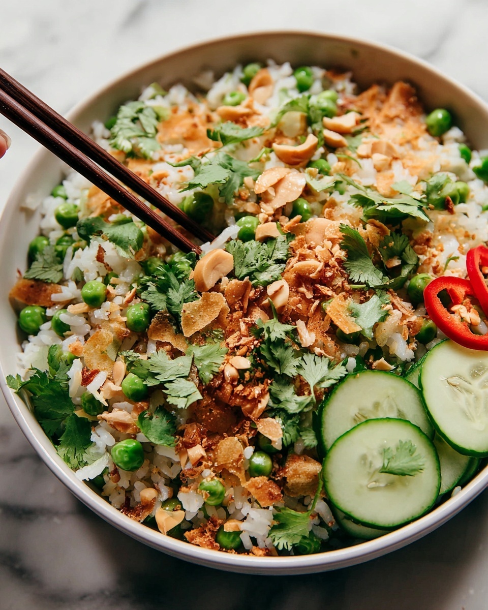 Satay Crispy Rice Salad Recipe - Recipe Image