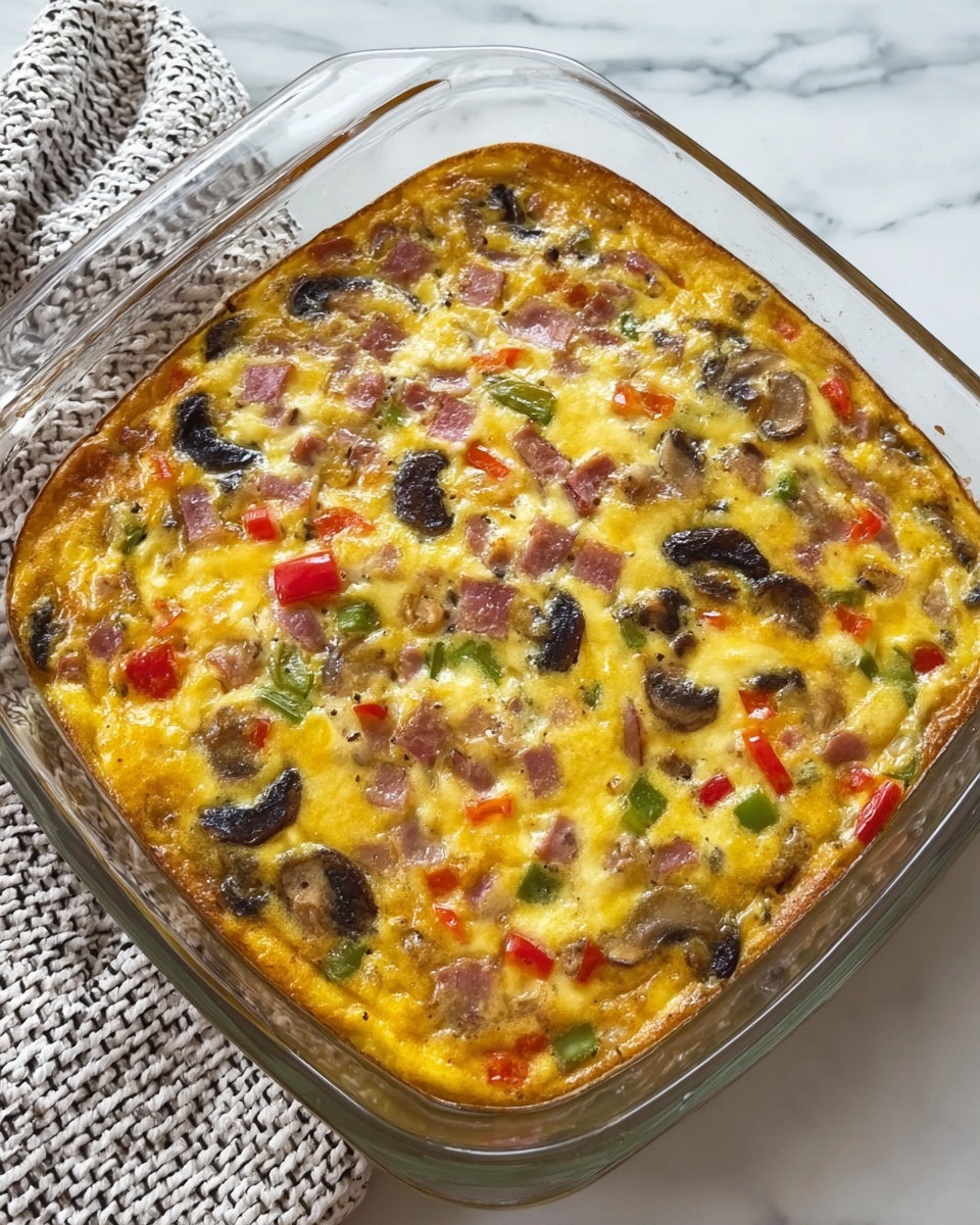 Cheesy Veggie Egg Bake Recipe - Recipe Image