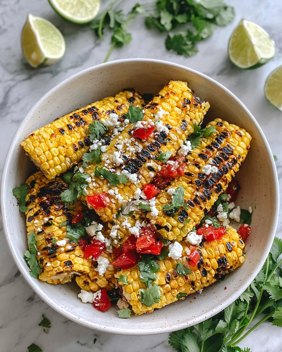 Chili-Lime Grilled Corn Salad Recipe - Recipe Image
