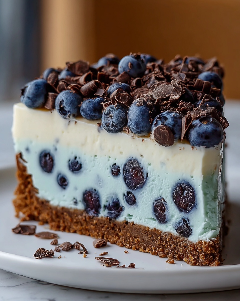 Cookie Monster Cheesecake Recipe - Recipe Image