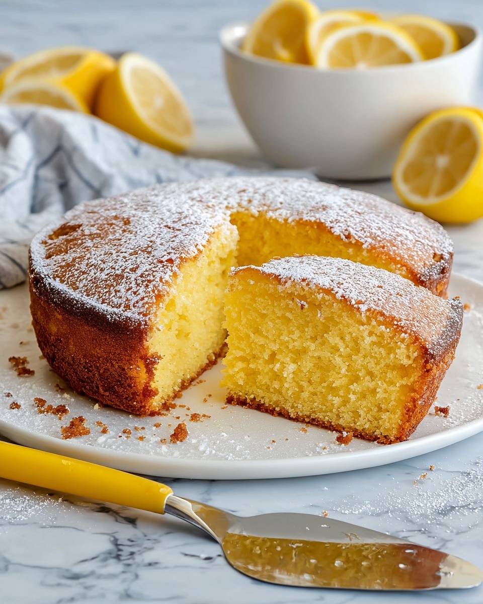 Zesty One‑Bowl Lemon Cake Recipe - Recipe Image