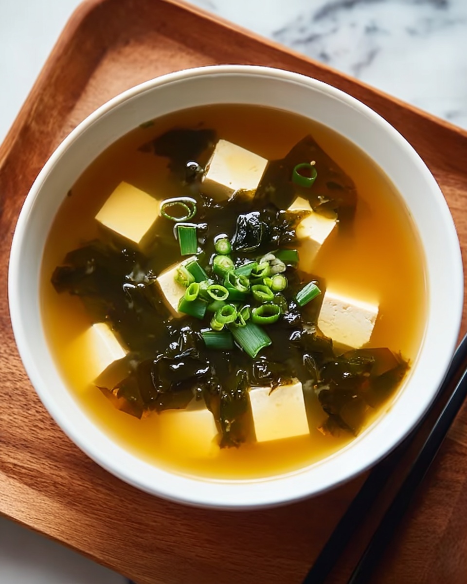 Homemade Miso Soup with Tofu Recipe - Recipe Image