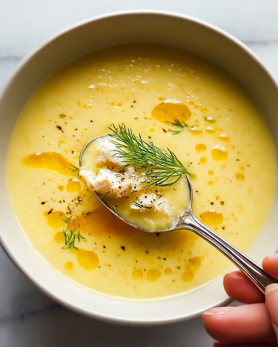 Easy Avgolemono Soup Recipe - Recipe Image