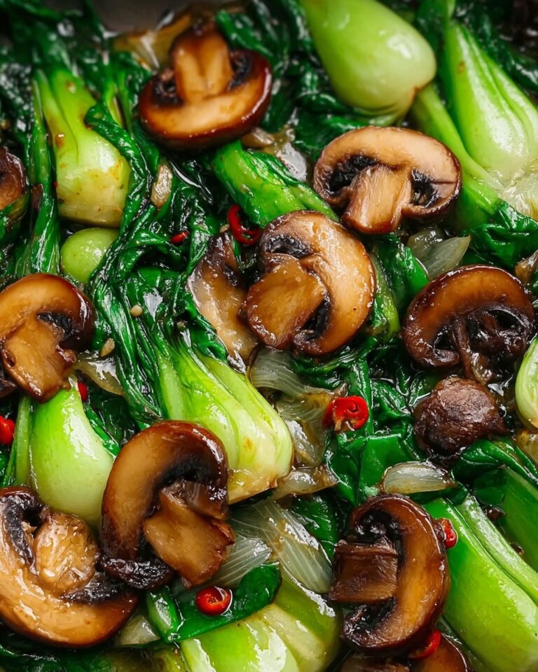 Bok Choy and Mushroom Stir-Fry Recipe