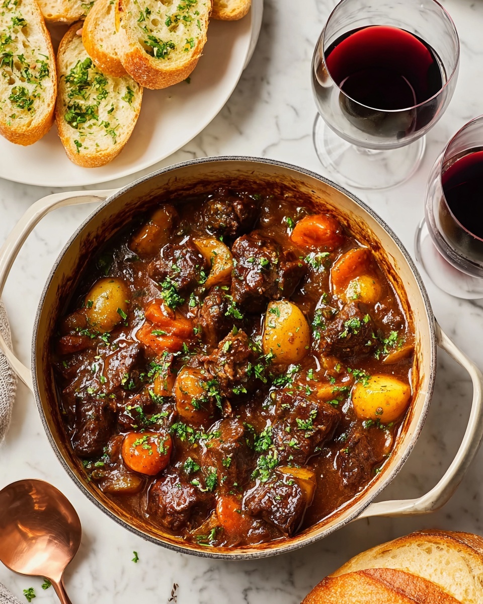 Easy Beef Bourguignon Recipe - Recipe Image