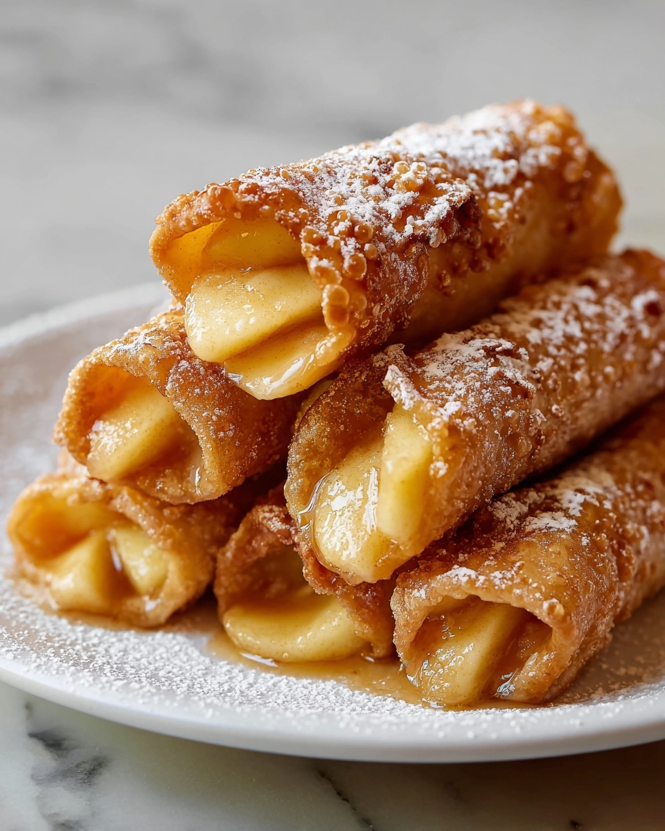 Apple Pie Egg Rolls Recipe - Recipe Image