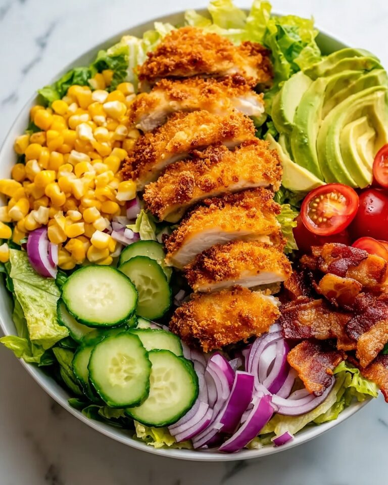 Honey Mustard Crispy Chicken Salad Recipe