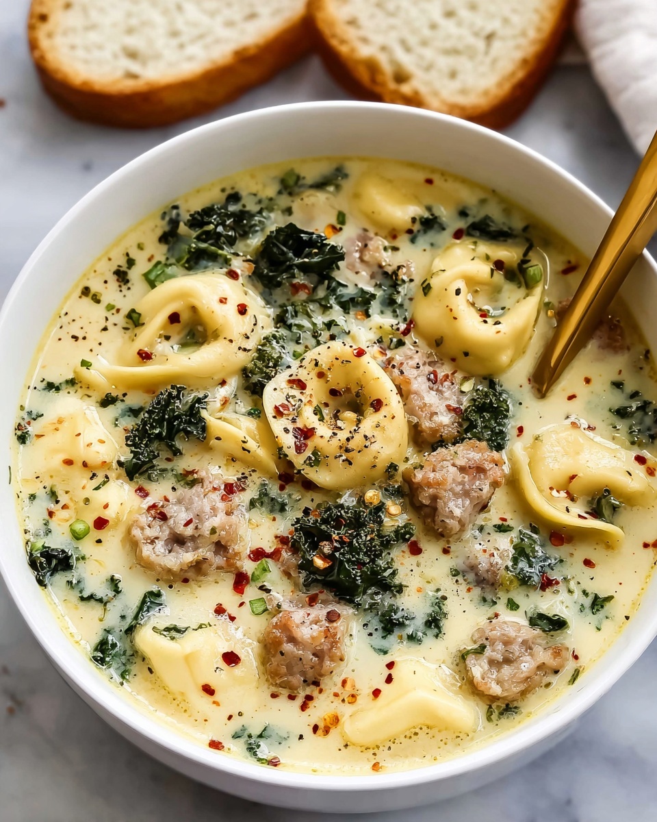 Sausage Tortellini Soup Recipe - Recipe Image