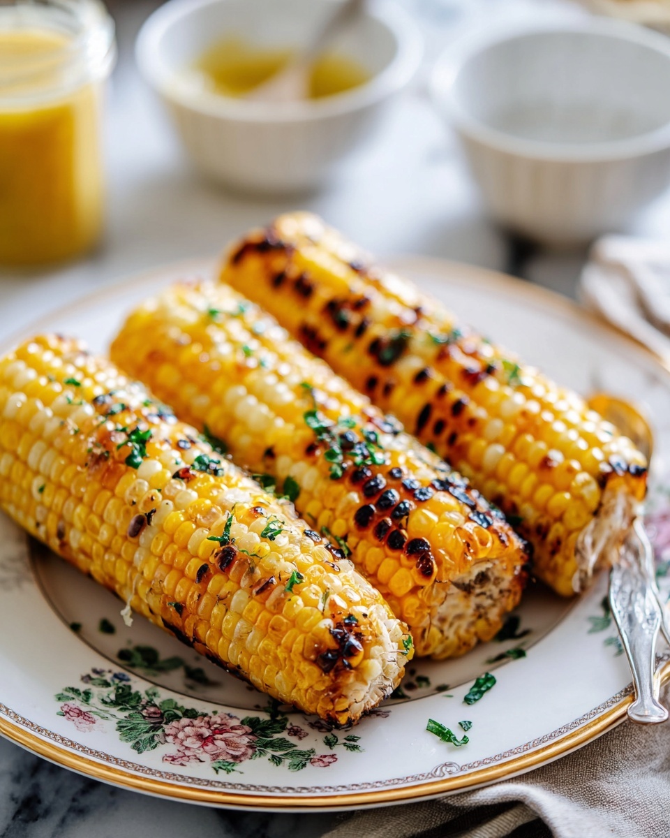 Garlic Herb Corn on the Cob Recipe - Recipe Image