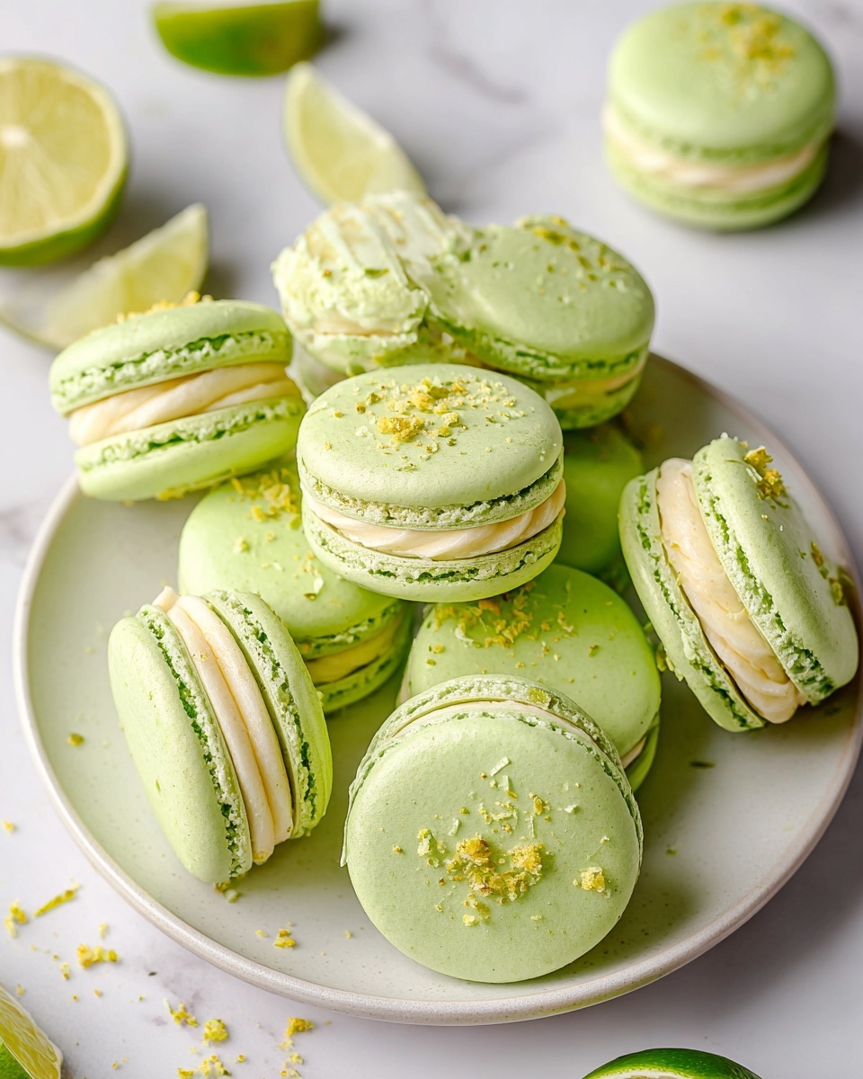 Key Lime Macarons Recipe - Recipe Image