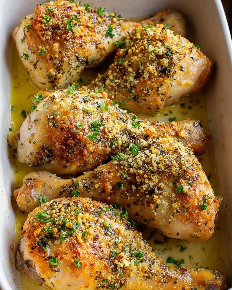 Garlic Parmesan Chicken Legs Recipe