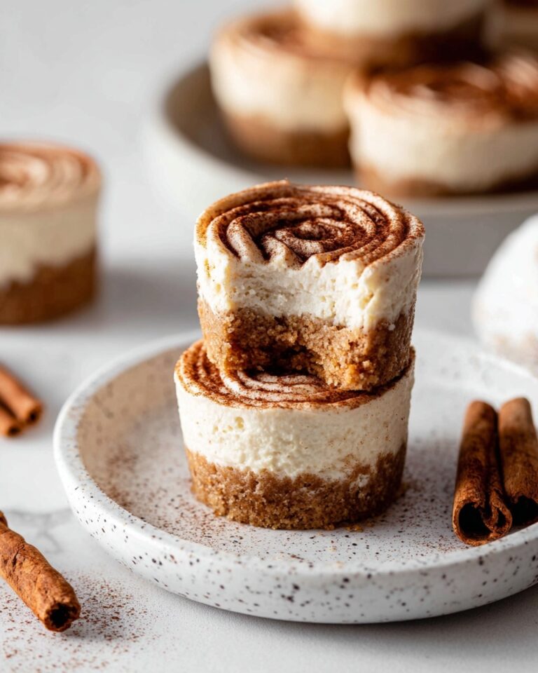 Mini Cinnamon Roll Cheesecakes Recipe