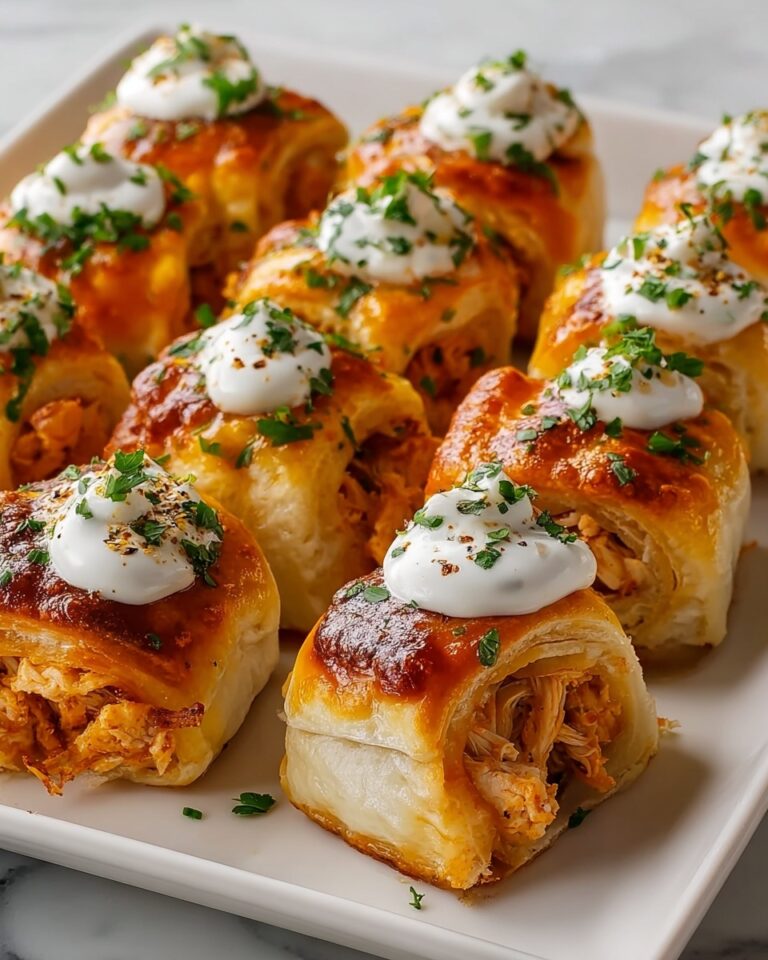 Buffalo Chicken-Stuffed Rolls Recipe