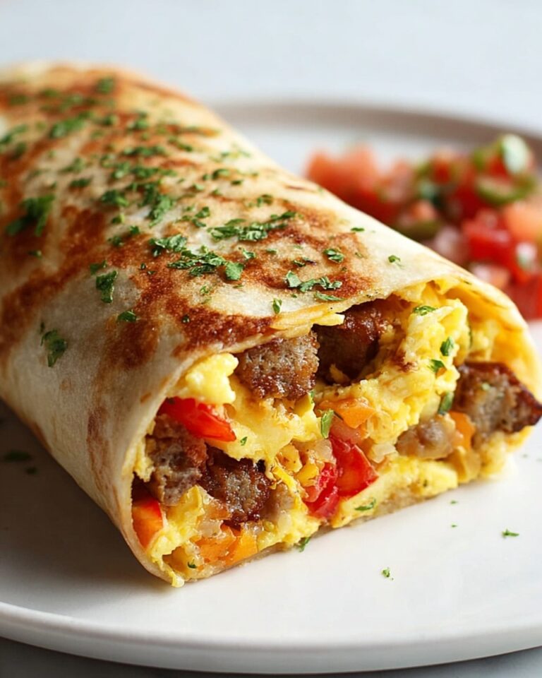 Breakfast Burrito with Turkey Sausage Recipe